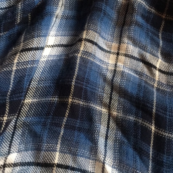 Akira Chicago blue flannel blouse - Picture 2 of 4